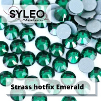 strass en cristal hotfix emerald