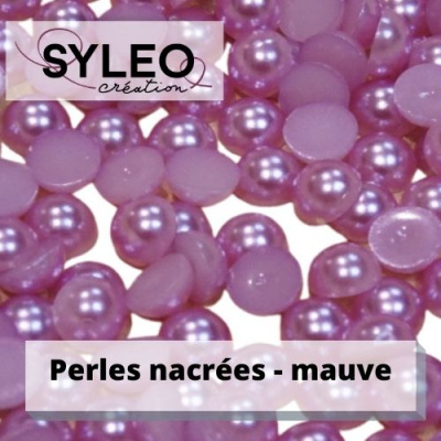 demi-perles nacres mauve 929751171