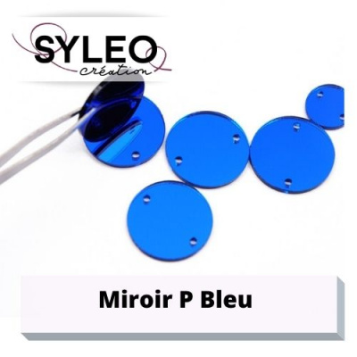 miroir  coudre rond bleu 1394952446