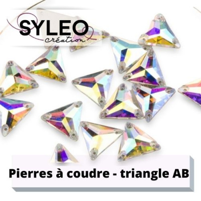 pierre a coudre cristal ab triangle 927446476